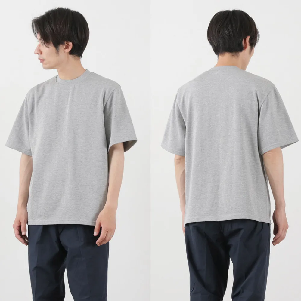 YONETOMI NEW BASIC T-Shirts^/ Side Round body knitted T-shirt
