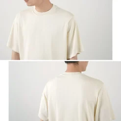 YONETOMI NEW BASIC T-Shirts^/ Silk Knit T-Shirt