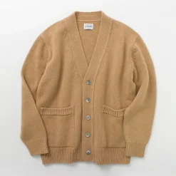 YONETOMI NEW BASIC Cardigans^/ Soft lamb wool knit cardigan