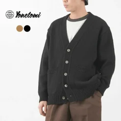 YONETOMI NEW BASIC Cardigans^/ Soft lamb wool knit cardigan
