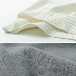 YONETOMI NEW BASIC Knits^/ Wave Cotton Knit Pullover