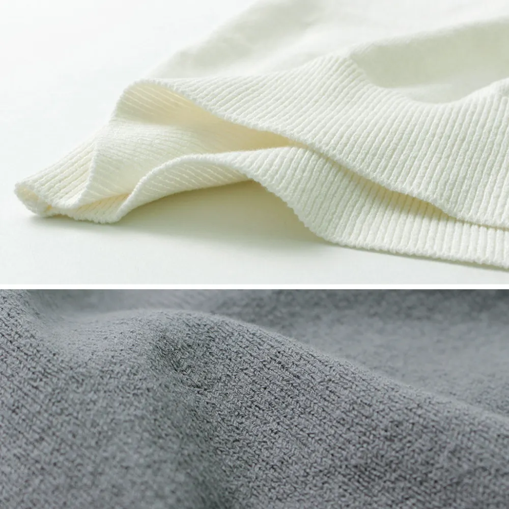 YONETOMI NEW BASIC Knits^/ Wave Cotton Knit Pullover
