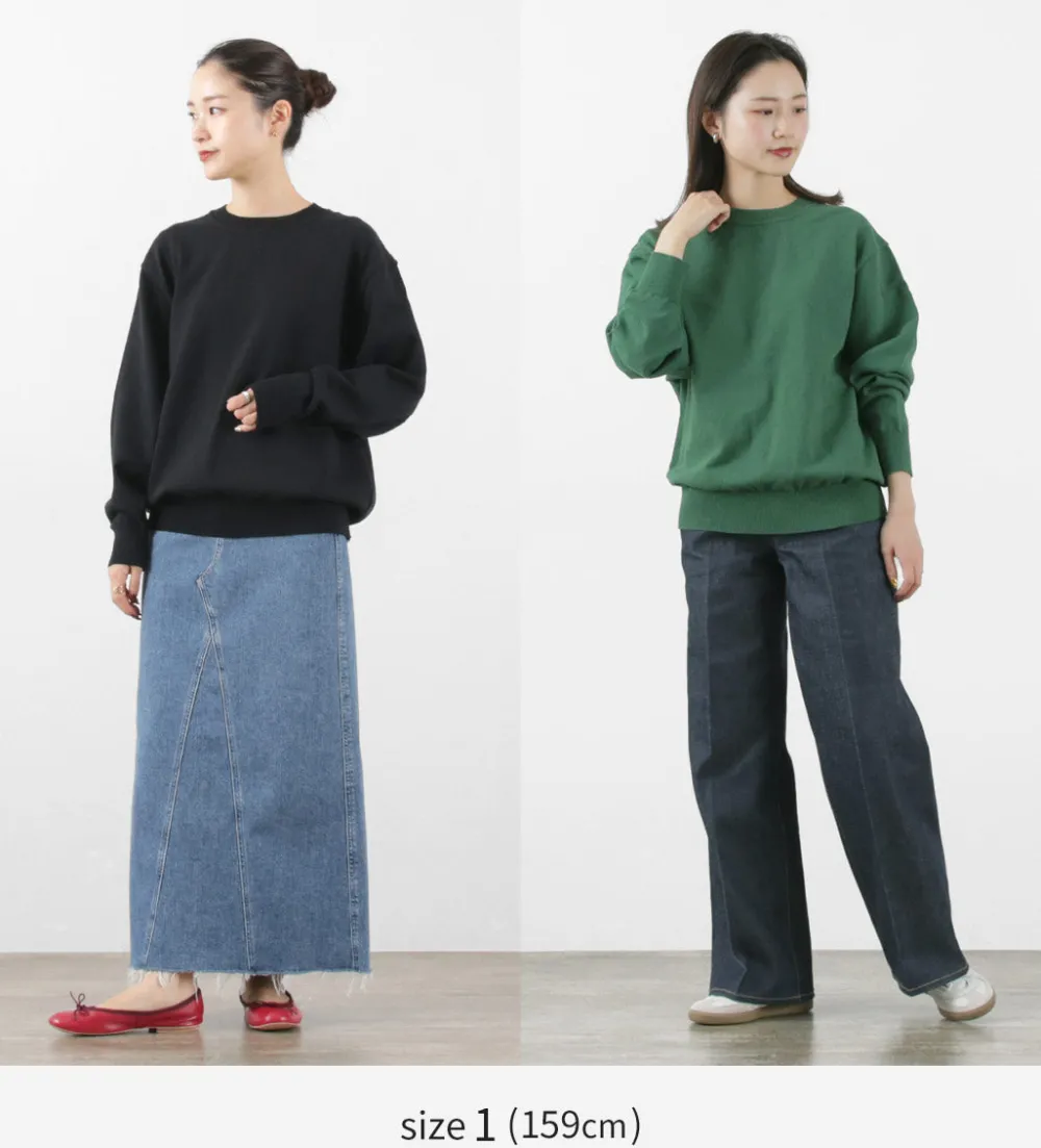 YONETOMI NEW BASIC Knits^/ Wave Cotton Knit Pullover