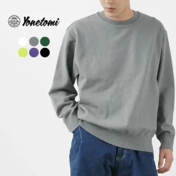 YONETOMI NEW BASIC Knits^/ Wave Cotton Knit Pullover