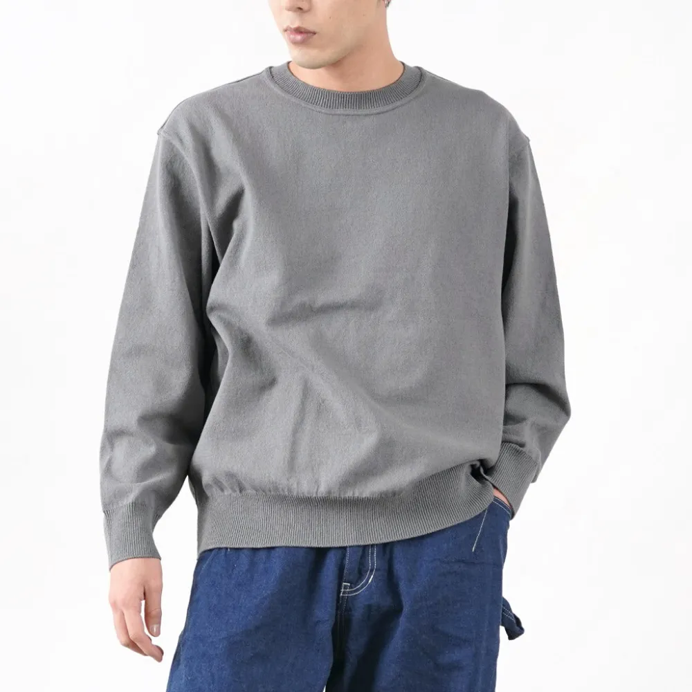 YONETOMI NEW BASIC Knits^/ Wave Cotton Knit Pullover