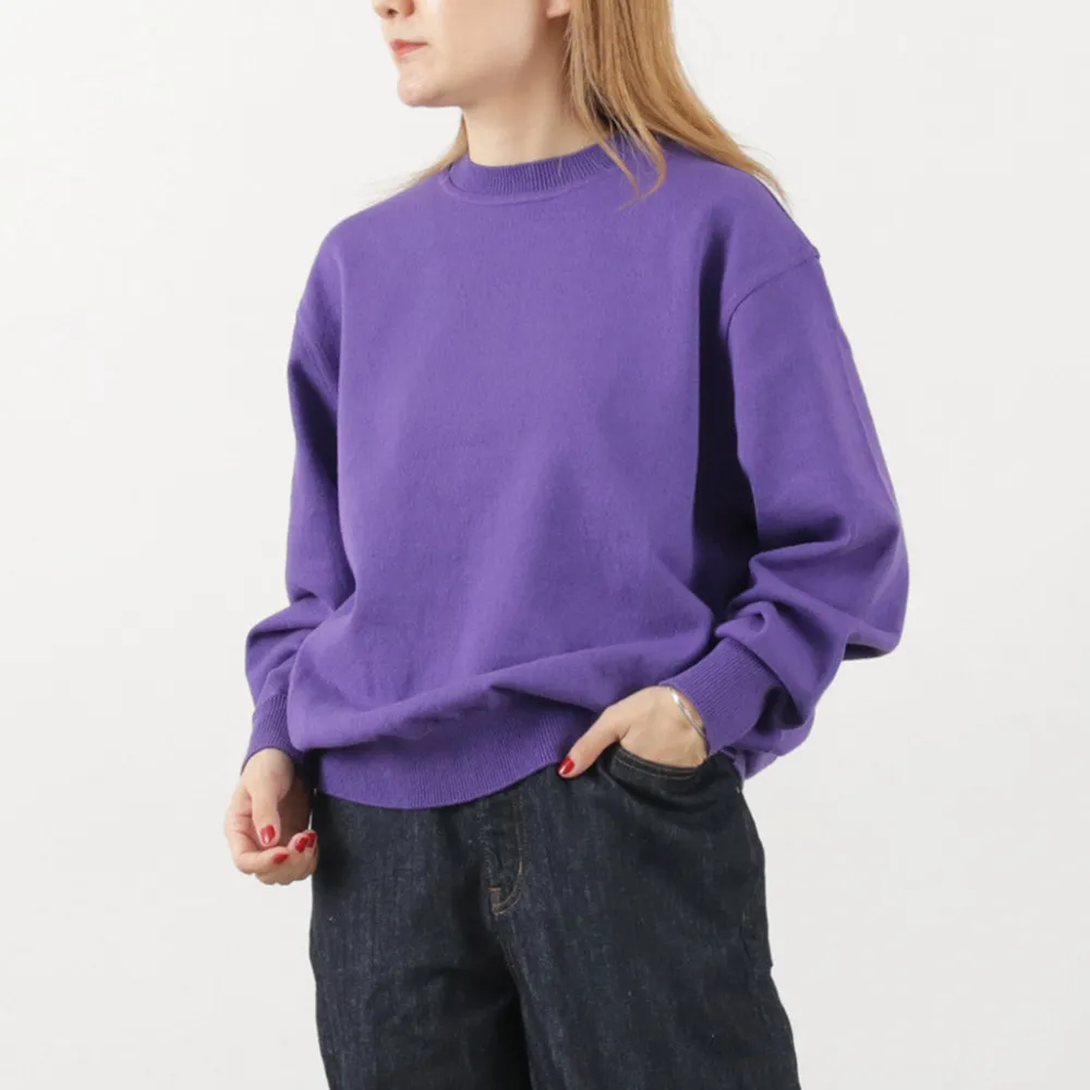 YONETOMI NEW BASIC Knits^/ Wave Cotton Knit Pullover