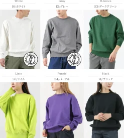 YONETOMI NEW BASIC Knits^/ Wave Cotton Knit Pullover