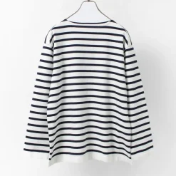 YONETOMI NEW BASIC T-Shirts^/ Wave Cotton Basque Knit Pullover