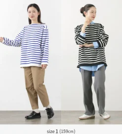 YONETOMI NEW BASIC T-Shirts^/ Wave Cotton Basque Knit Pullover
