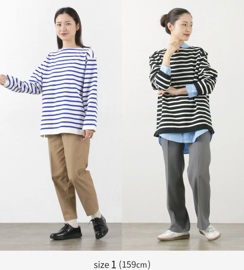YONETOMI NEW BASIC T-Shirts^/ Wave Cotton Basque Knit Pullover