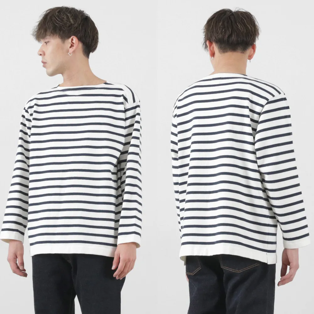 YONETOMI NEW BASIC T-Shirts^/ Wave Cotton Basque Knit Pullover