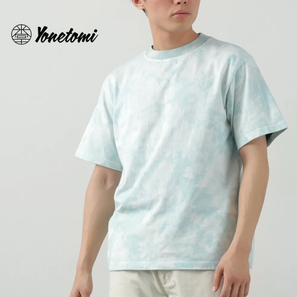 YONETOMI NEW BASIC T-Shirts^/ Yonetomi×Watanabes garment dye T-shirt lightblue