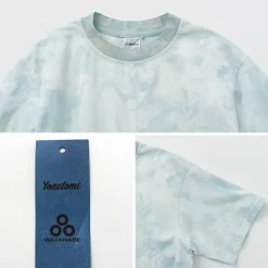 YONETOMI NEW BASIC T-Shirts^/ Yonetomi×Watanabes garment dye T-shirt lightblue