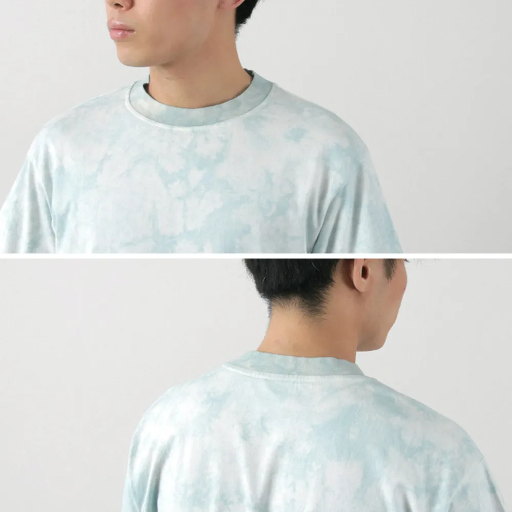 YONETOMI NEW BASIC T-Shirts^/ Yonetomi×Watanabes garment dye T-shirt lightblue
