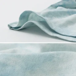 YONETOMI NEW BASIC T-Shirts^/ Yonetomi×Watanabes garment dye T-shirt lightblue